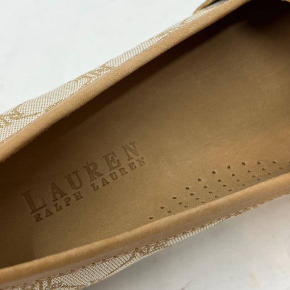 Ralph Lauren Camel Signature Fabric With Oiled C Bree Beige Women's 7B VTG NEW - Picture 8 of 16